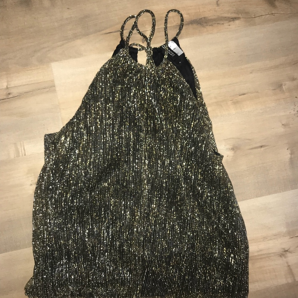 Sparkly halter top